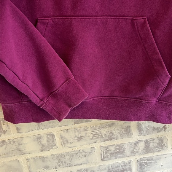 Nike Women's Funnel Neck Swoosh Check Logo Hoodie Pullover Pocket Size XS - Picture 7 of 9